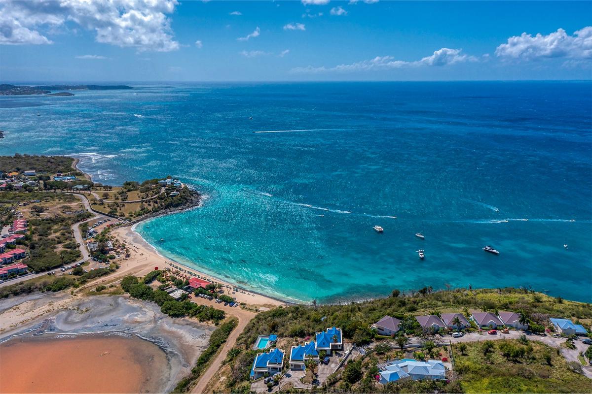 Villa Rental St Martin - The Aerial view